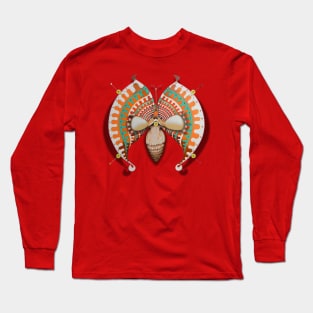 Circular butterfly Long Sleeve T-Shirt